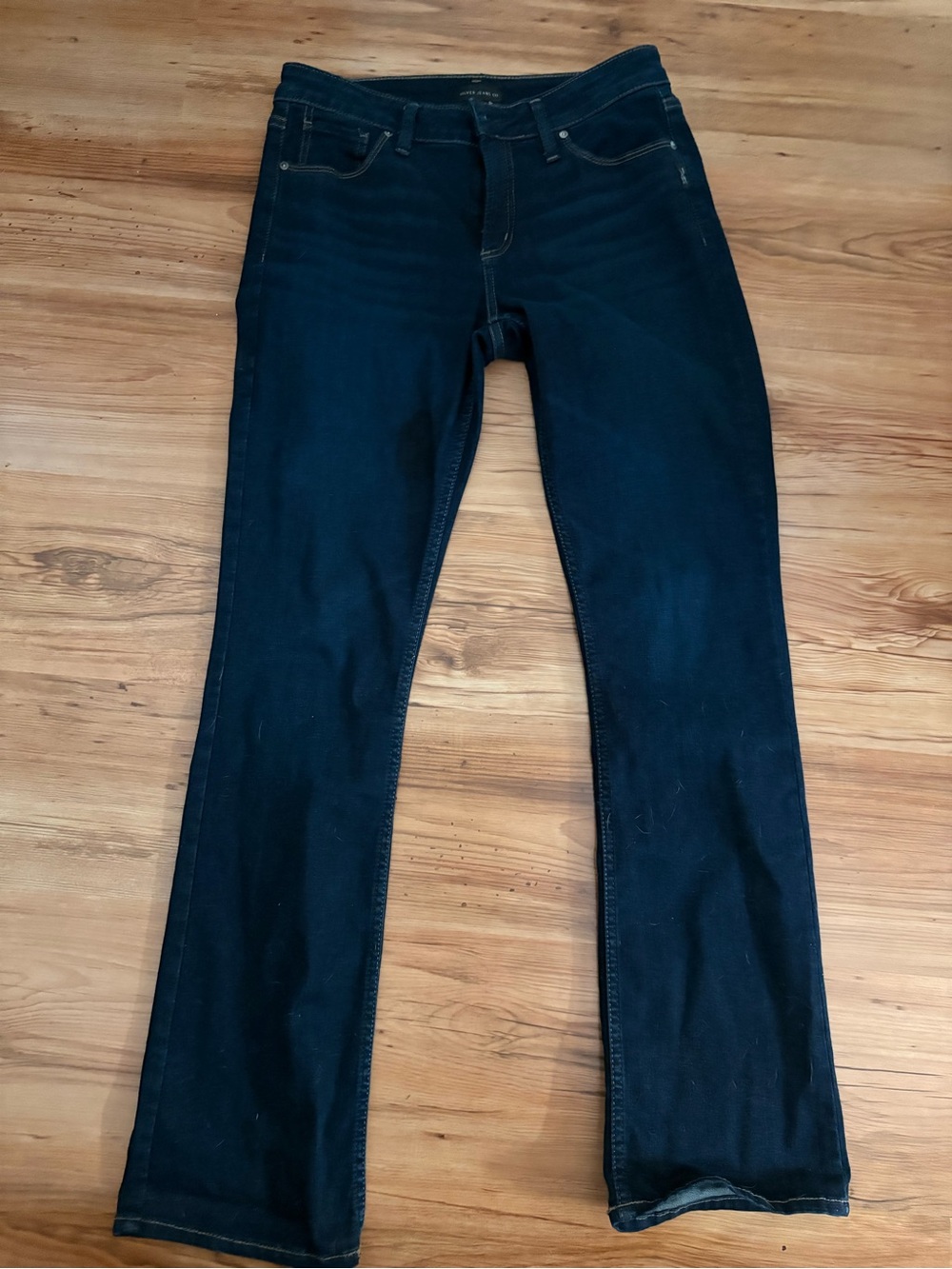 Silver Jeans Dark Navy Women’s Straight-Leg Jeans